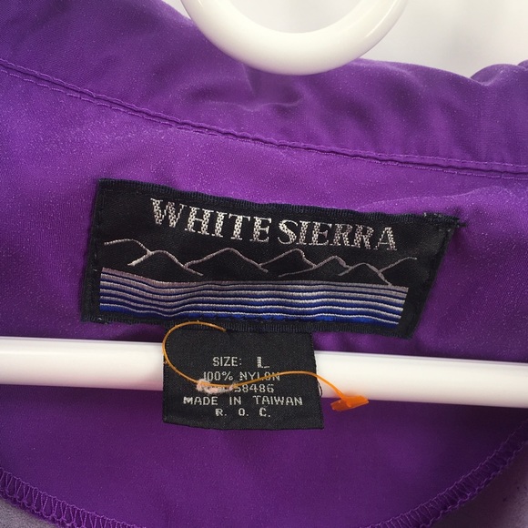 White Sierra Wind Breaker L - Picture 4 of 8